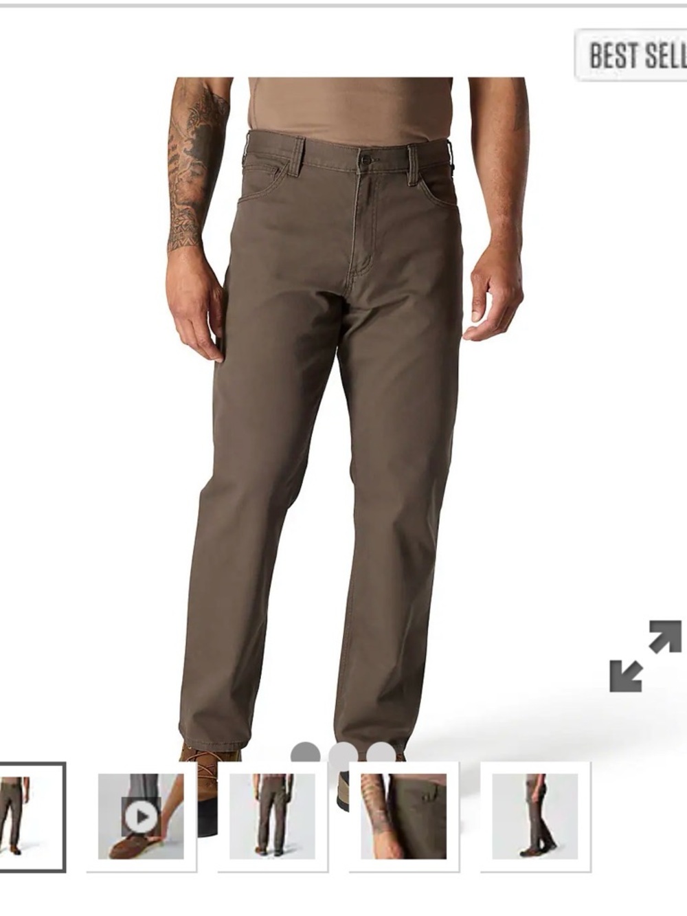 Carhartt Men's Straight Fit Cargo Pants in Brown